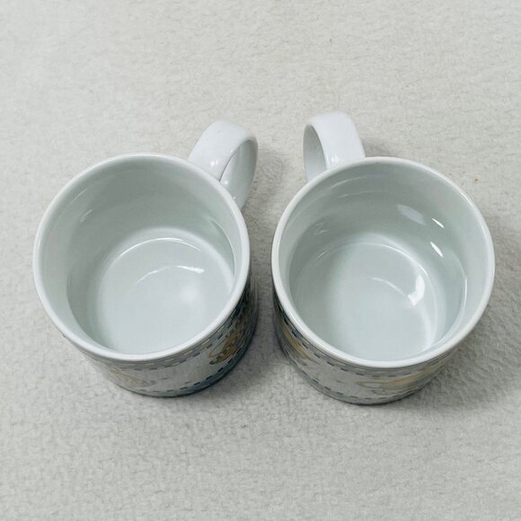 Sakura Mug Debbie Mumm Vintage Country Kitchen Set 2 Countryside Americana Farm - Picture 5 of 8